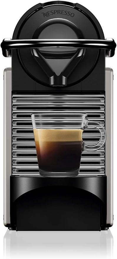 Nespresso BEC430TTN Pixie Espresso Machine by Breville, Titan