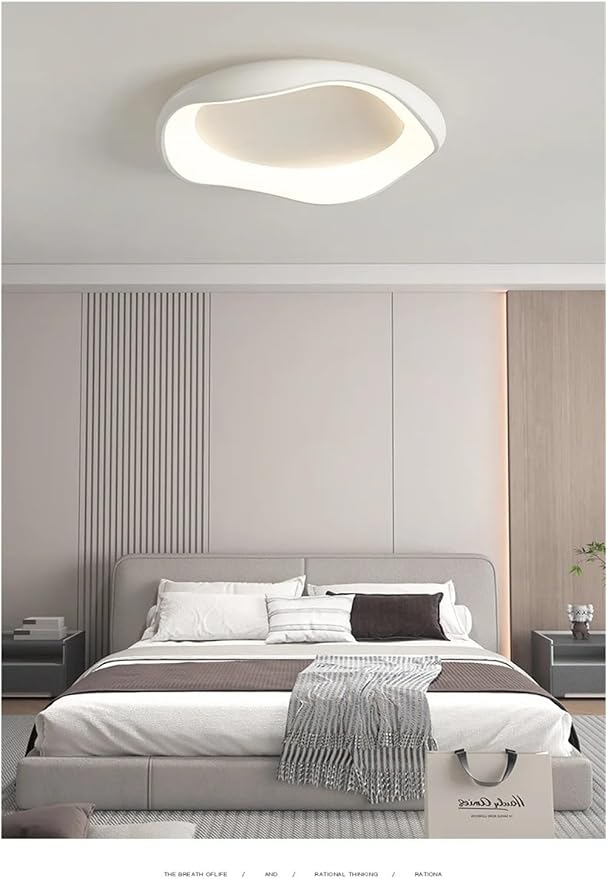 Modern Bedroom Ceiling Light Minimalist Interior Intelligent Lamp Living Room Bar Counter Home Decoration Lighting Fixture Contemporary(Green-60cm)