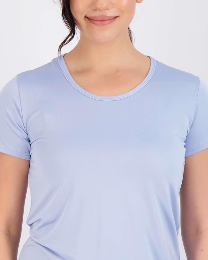 5 Pack Women's Dry Fit Short Sleeve Athletic Gym Workout Running Tops | Available in Plus Size, Exercise, Sports, Fitness, Quick Dry, Cooling, Moisture Wicking, Loose Basic Tees, Yoga, Pilates