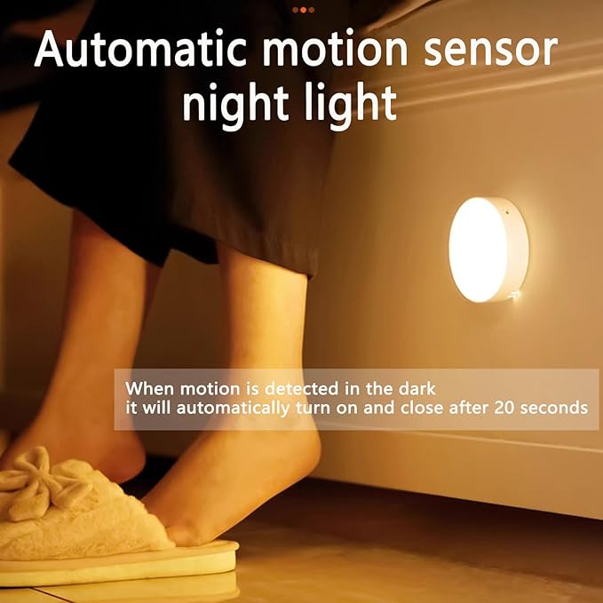 Night Light with Smart Sensor Dusk to Dawn Sensor LED Warm White Ambient Lighting Bedroom Bathroom Nursery Hallway Kitchen Stairs 2 Packs