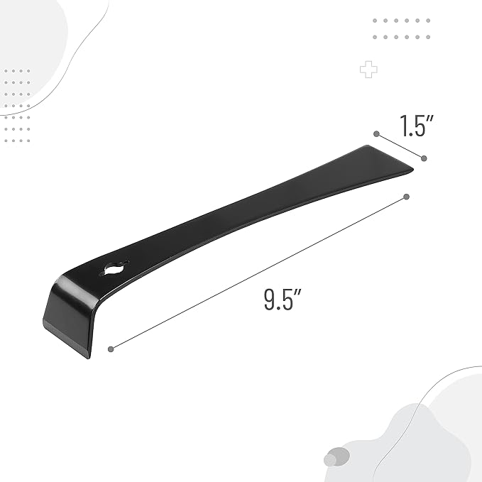 Bates- Pry Bar Scraper, 9.5-Inch, Carbon Steel, Pry Tool, Scrape and Pry Bar, Metal Pry Tool, Flat Pry Bar, Beekeeping Equipment Bee