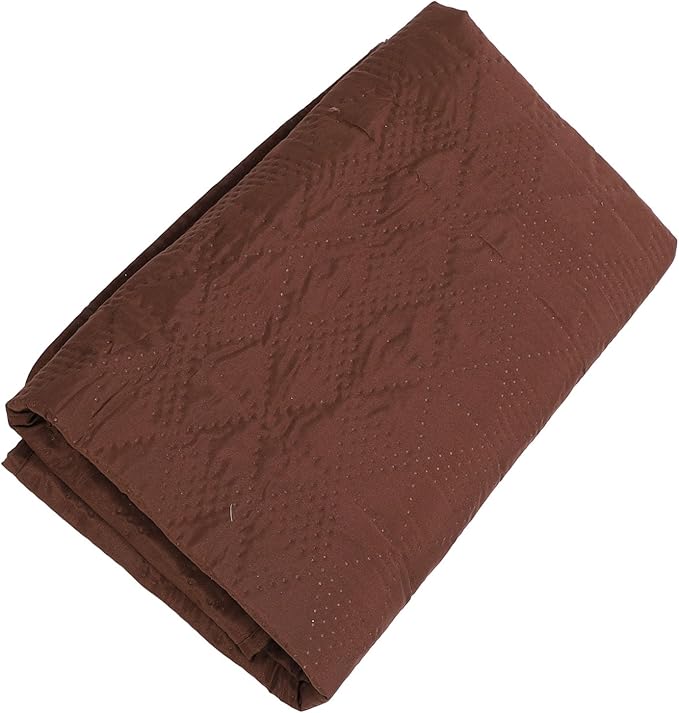 Dog Bed Cover, Pet Blanket Sofa Couch Furniture Protector for Large Dog, Noiseless Quilted Non Slip Bottom, Easy to Remove, 52x82 Inch Brown Polyester, TPU (30x70in/ 76.2x177.8cm)