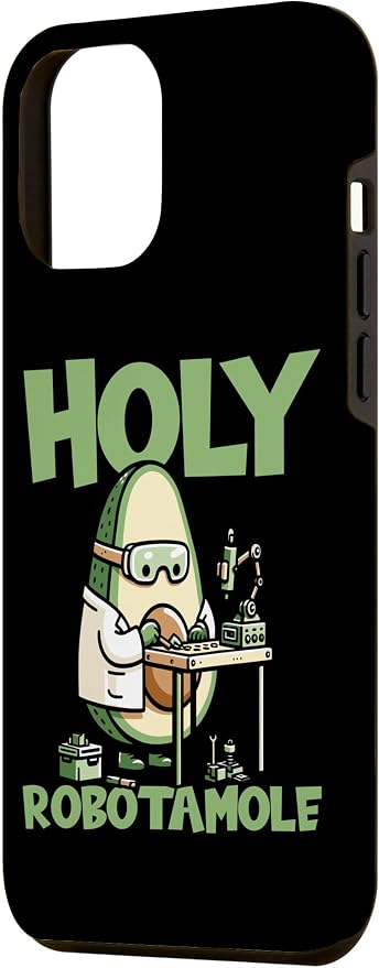 iPhone 14 Pro Max Robots Artificial - Ai Robotics Avocado Holy Robotamole Case