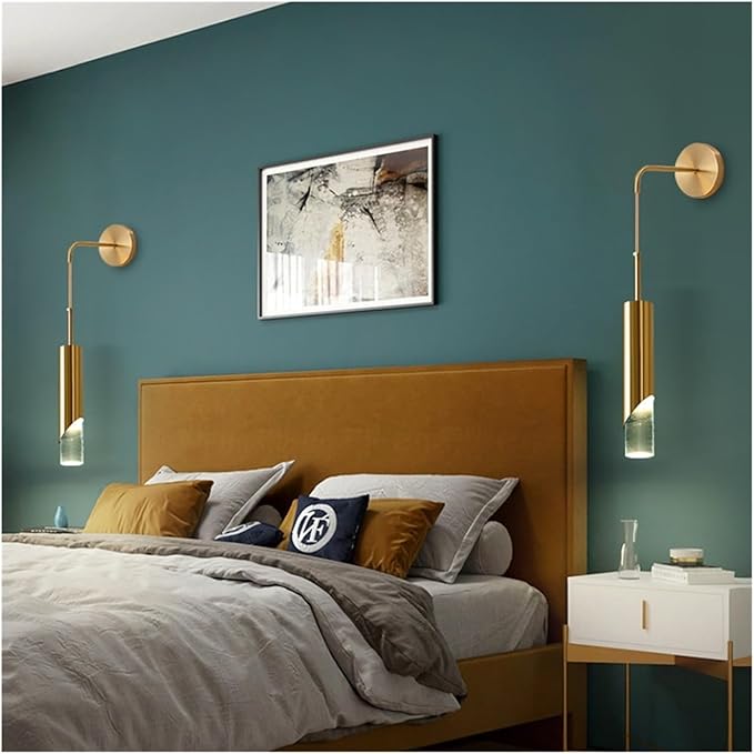 Modern Led Decorative Items Compatible with Home Tri-Color Light Source Dining Room Lights Dorm Room Decor Lamp(Black,15 * 30 * 6cm)