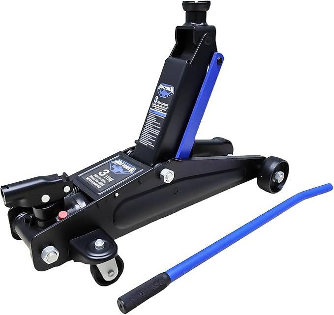 ANTPOWER 3 Ton 6,000 LBs Floor Jack, Low Type, Suitable for Sports Multi-Purpose Vehicles with Wheels for Secure Lifting,Fast Lift Floor Jack,Providing Stable Support for Various Cars (3 Ton)