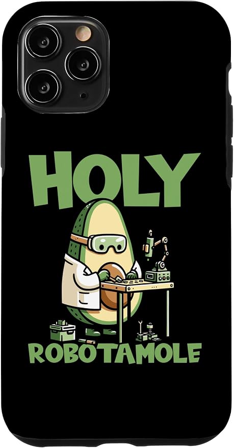 iPhone 11 Pro Robots Artificial - Ai Robotics Avocado Holy Robotamole Case