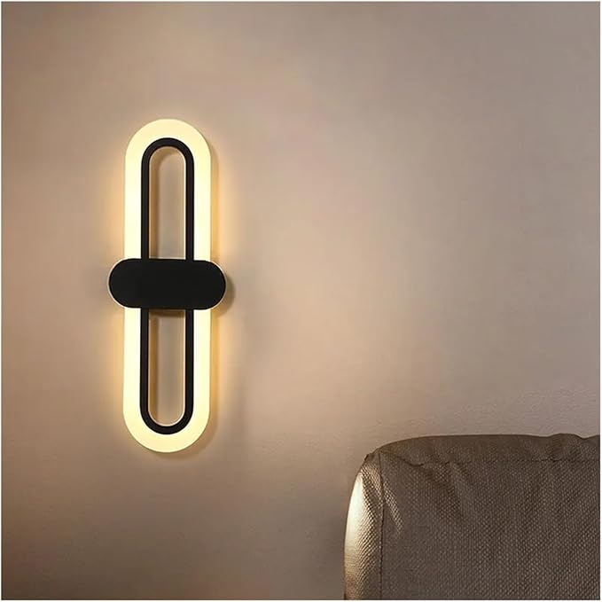 Modern Minimalist Living Room Background Wall Led Three-Color Light-Changing Wall Lamp Simple Aisle Balcony Lamp,Wall Lamp