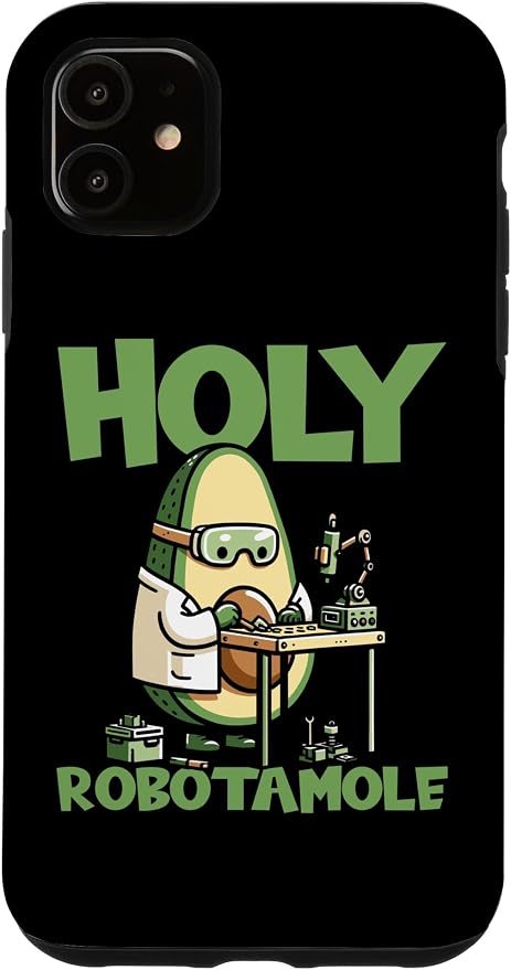 iPhone 11 Robots Artificial - Ai Robotics Avocado Holy Robotamole Case