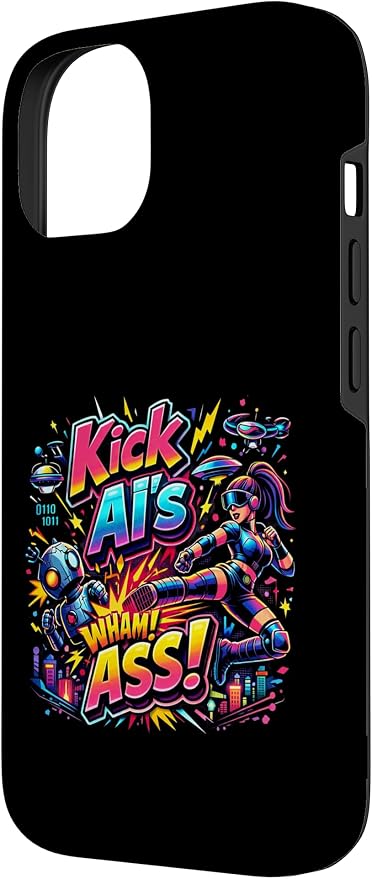 Tech Human vs AI Case for iPhone 14