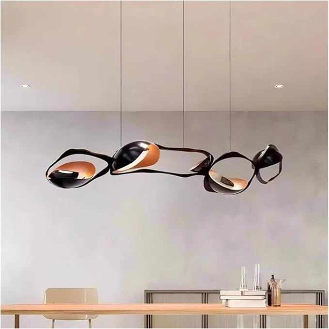 Modern Home Decor Led Lights Pendant Light Lamps for Living Room Chandeliers for Dining Hanging Indoor Lighting,Modern LED Chandelier(Warm White,Length 200)