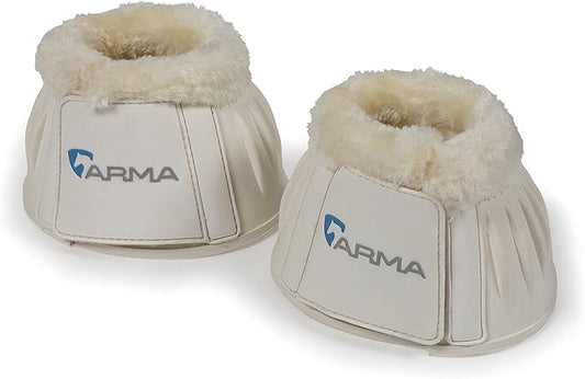 ARMA Fleece Trim Bell Boot (White, Cob)