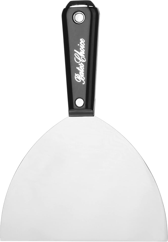 Bates 6 Inch Flexible Drywall Spackle Knife - Paint & Metal Scraper, Wall & Putty Scraper