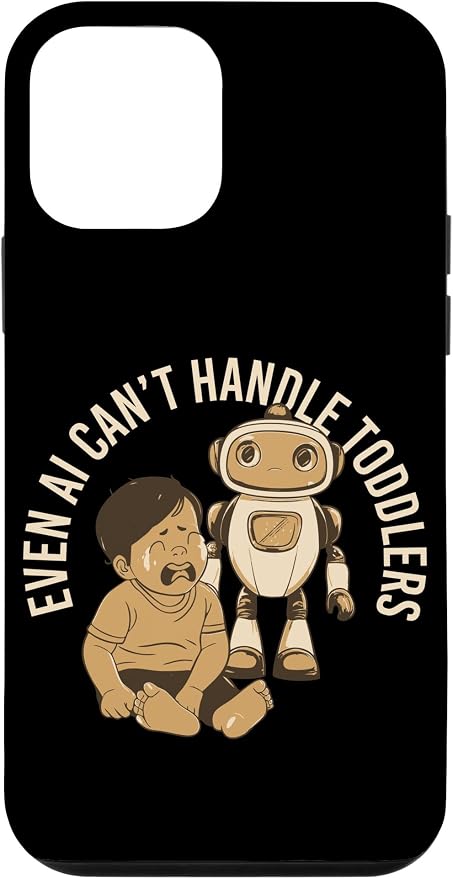 Even AI Cant Handle Toddlers Mom Artificial Intelligence Case for iPhone 12 mini