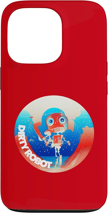 Dirty Robot my computer friend brand AI computing code cobot Case for iPhone 13 Pro