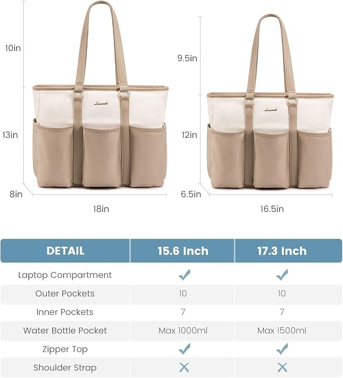 LOVEVOOK Work Tote Bag, 15.6 Inch Laptop Bag for Women Teacher Nurse Mom With Large Cup Holder, Utility Everything Bag For Travel College Daily, Large Computer Purse Handbag, Gift