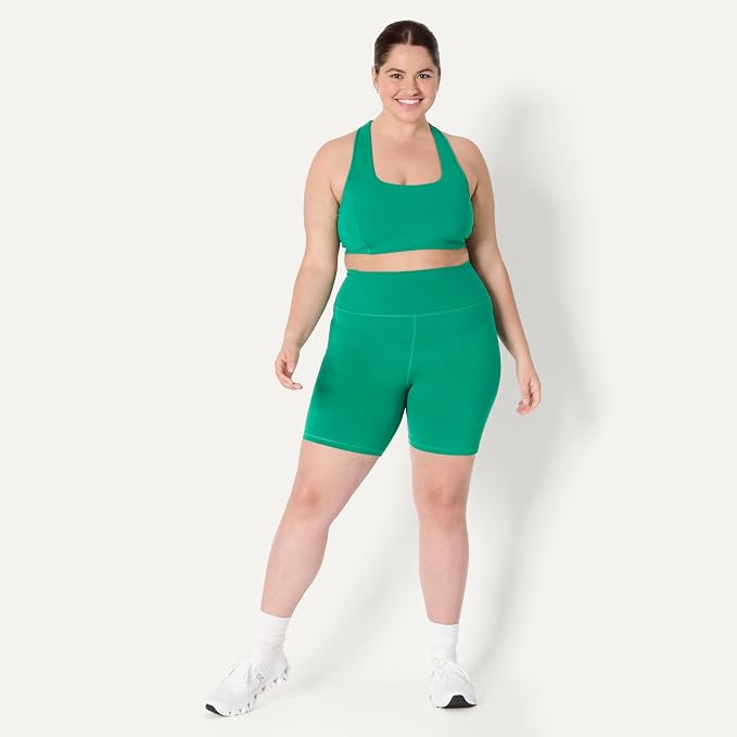 Amazon Essentials Women's Active FormFlex Buttery Soft High Waist Biker Shorts