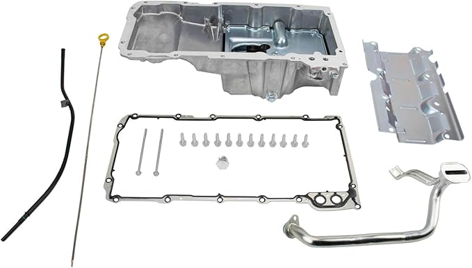 TRQ Engine Oil Pan Compatible with 98-02 Chevrolet Camaro Firebird 03-18 Chevy GMC Trucks