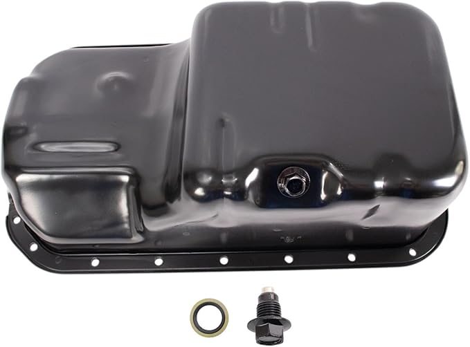 TRQ Engine Oil Pan Compatible with 1988-1995 Honda Civic 1993-1995 Civic del Sol 1988-1991 CRX