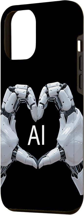 iPhone 15 Plus Love AI, Artificial Intelligence, robot hands Case