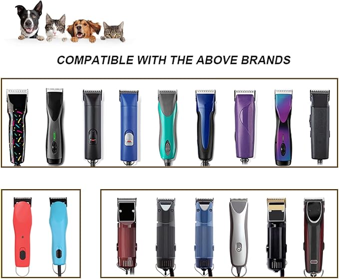 Detachable Pet Dog Grooming Blades-Size 5FW Dog Grooming Wide Blade,Cutting Length 1/4" 6.3mm,Compatible with Most Andis,Oster A5,Wahl km10 Clippers