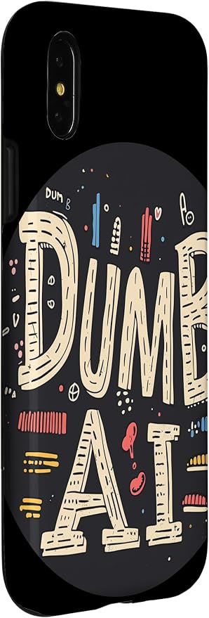 iPhone X/XS Dumb AI Stamp Costume Case