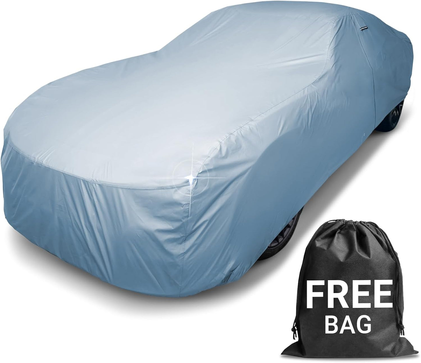 iCarCover Premium Car Cover for 1991-1996 Buick Park Avenue Heavy Duty Waterproof All-Weather Automobiles Custom Fit Indoor Outdoor UV Snow Protection Covers with Straps and Bag