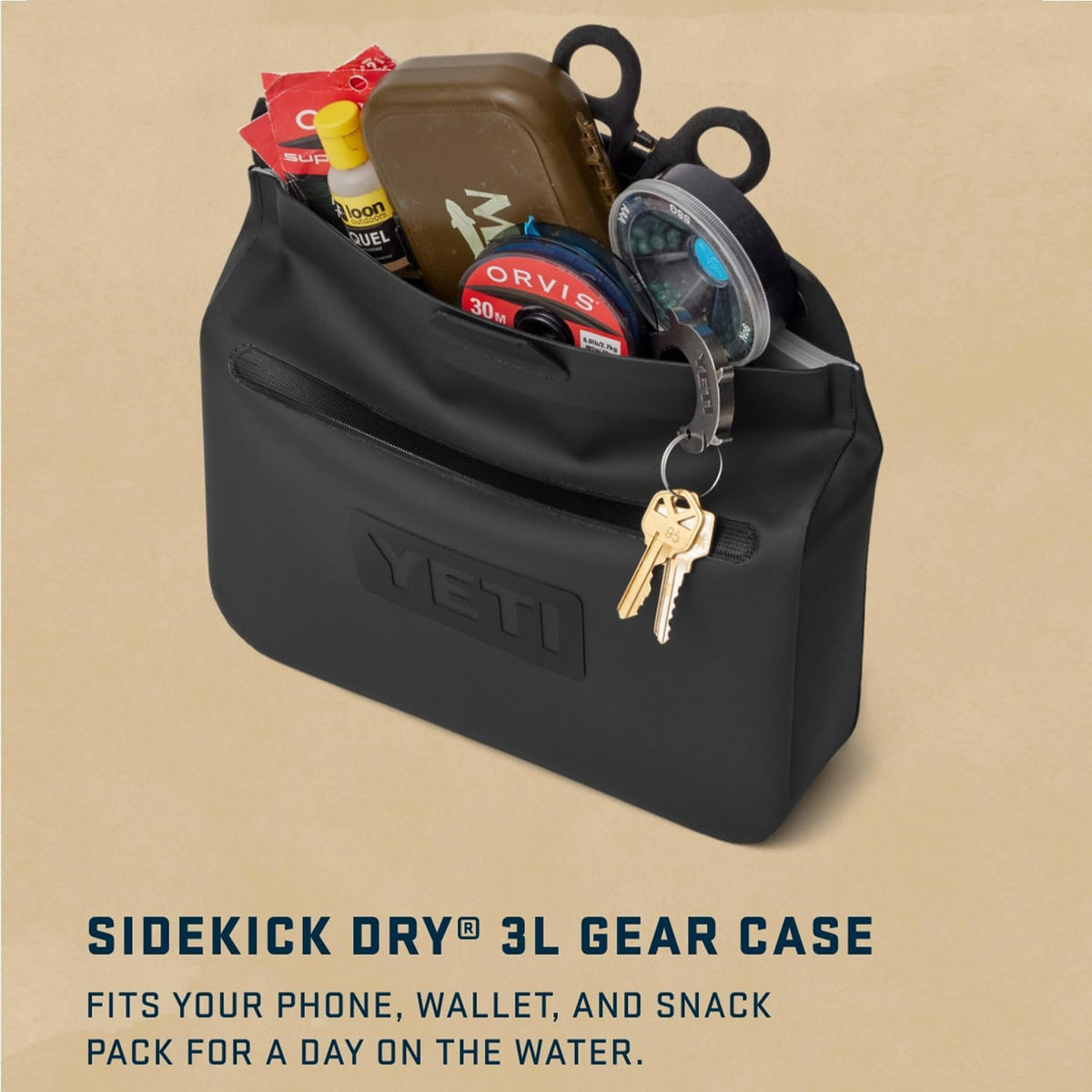 YETI Sidekick Dry Waterproof Gear Case - Durable, Versatile Storage for Outdoor Adventures