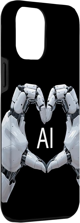 iPhone 15 Plus Love AI, Artificial Intelligence, robot hands Case