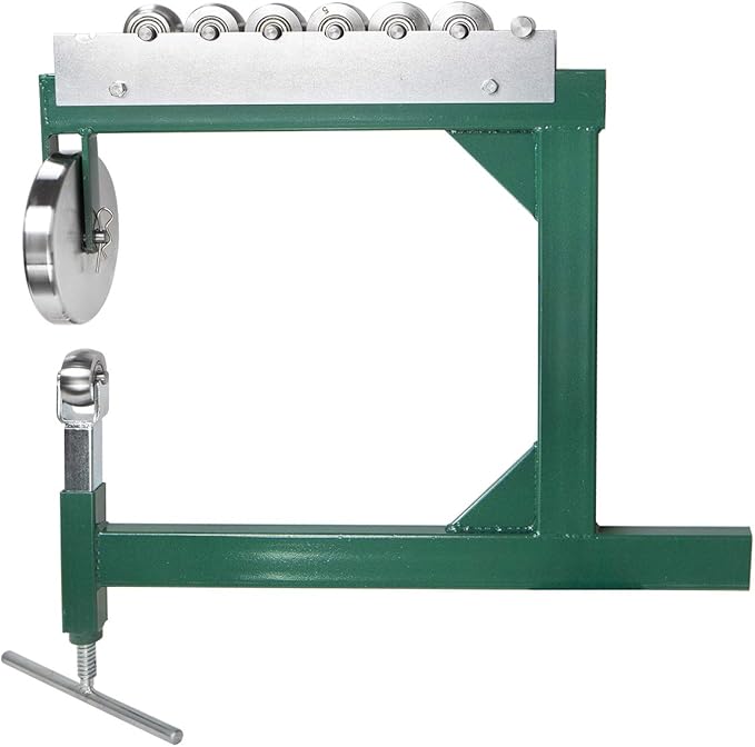 Stark USA Shaping Sharper Benchtop Fabrication Workbench English Wheel Sturdy Sheet Metal Shaping Bench Motorcycle Automotive Panel Crafting Tool
