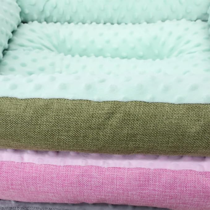 Large Dog Bed with Non-Slip Bottom, Waterproof Orthopedic Cushion, Machine Washable Rectangle Pet Mat - Thick Cozy Bed for Big Dogs(23.62''X5.51''X17.72'',Coffee)