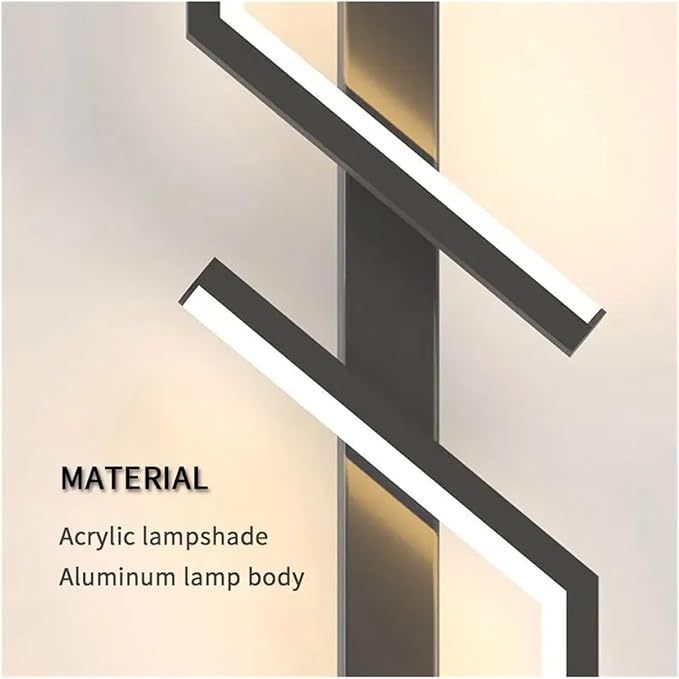 2pcs Minimalist Strip LED Living Room Decoration Wall Light Modern Background Bedroom Bedside Wall Light,Modern Light