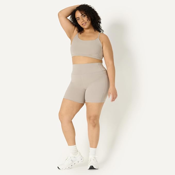 Amazon Essentials Women's Active FormFlex Buttery Soft High Waist Biker Shorts