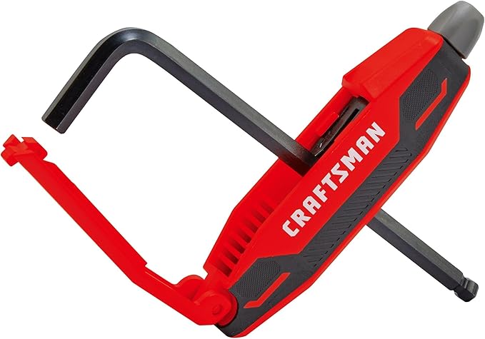 CRAFTSMAN Universal L-to-T Allen Wrench Adapter, Convert Most Sizes of Metric, SAE and Torx l-keys to a T-handle (CMHT26023)