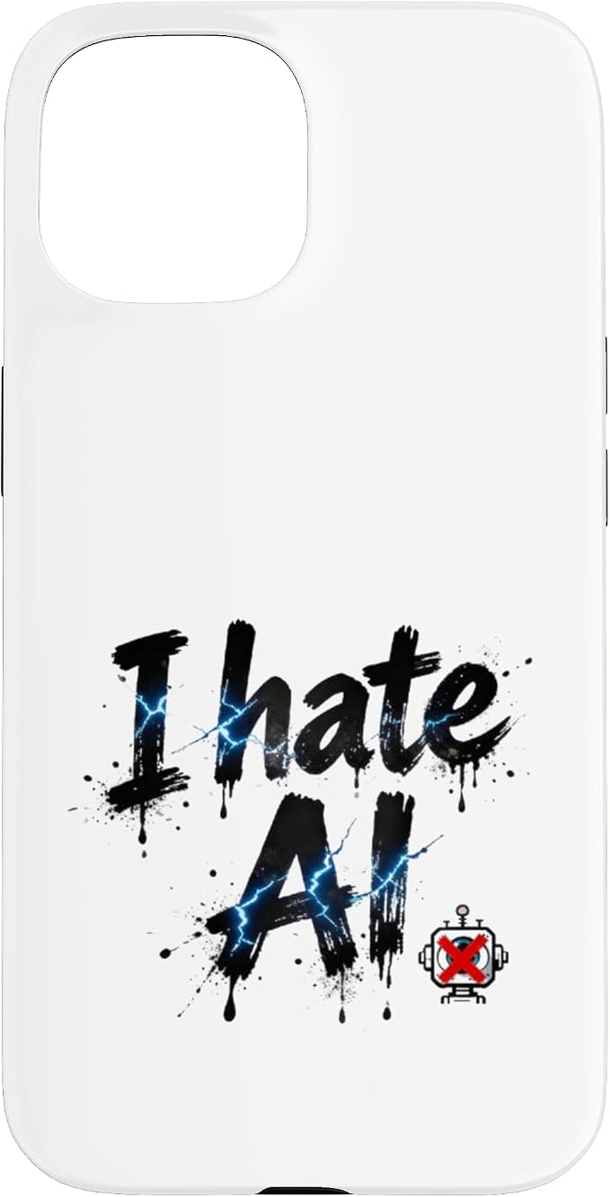 I Hate Ai Case for iPhone 15