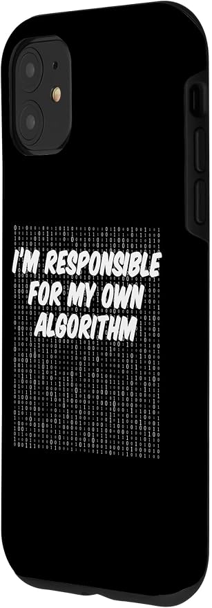 iPhone 11 Binary Code Computer Algorithm AI Artificial Intelligence Case