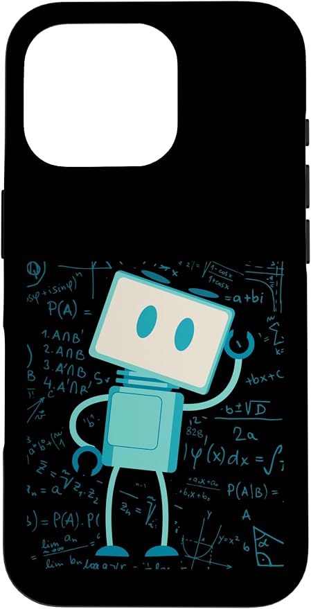 Artificial Intelligence Robot Futuristic AI Robotic Engineer Case for iPhone 16 Pro