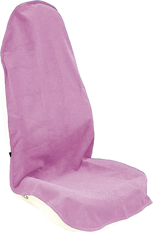 Car Seat Cover Protector Front Seats,for Gym Workout,Running,Swimming,Beach and Hiking,Waterproof Sweat Towel Bucket Seat Covers for Cars SUV Trucks (Pink, 1Pcs)