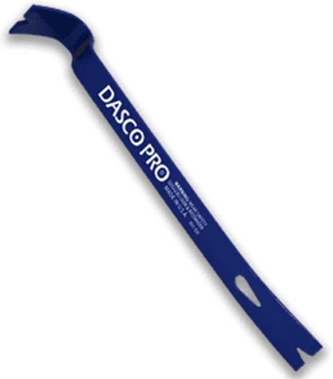 DASCO PRO Trim and Pry Bar, Made In The USA, Make Prying, Pulling and Scraping a breeze, VN72310