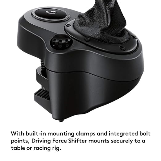 Logitech G Driving Force Shifter Compatible with G29 G920 & G923 - PC | Compatible with PlayStation 5, Playstation 4, Xbox-Series X|S, Xbox-One
