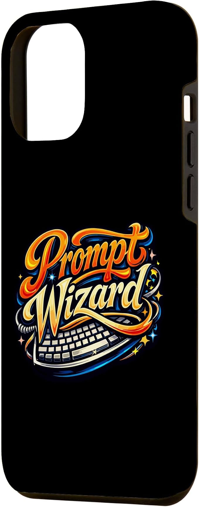 Prompt Wizard AI Retro Keyboard Case for iPhone 12 Pro Max