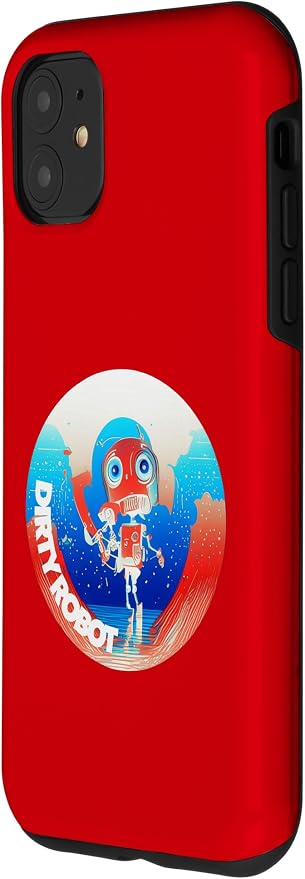Dirty Robot my computer friend brand AI computing code cobot Case for iPhone 11