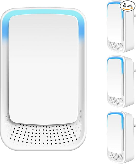 4Pack Plug In Air Purifier for Home Mini Ionic Air Purifier for Small Room Quiet Working Air Ionizers for Home,Office, Bedroom,Living Room,Portable Air Freshener for Odor,Pets Smell(4)