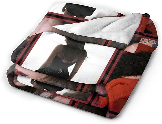 QETXVI Custom Blanket with Photos Text Customized Blanket Personalized Flannel Throw Blankets for Adult Kid Birthday Christmas Halloween Fathers Mothers Valentines Gift - 50"x 60"