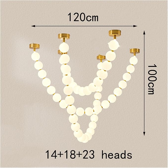 Modern Chandelier, Modern Home Decor led Lights Pendant Light Lamps for Living Room Chandeliers for Dining Hanging Indoor Lighting(B 55 Heads,Cold White)