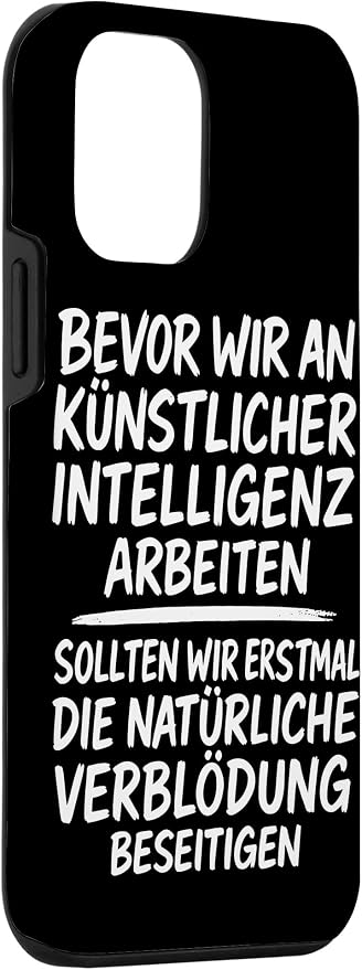 Fix Stupidity First ��� AI Can Wait Case for iPhone 12 mini
