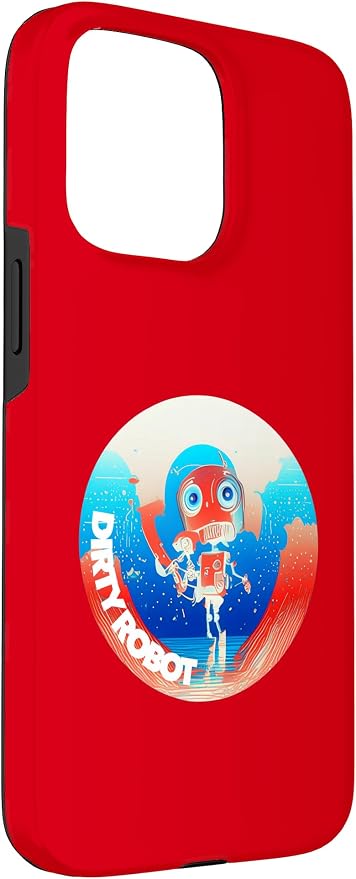 Dirty Robot my computer friend brand AI computing code cobot Case for iPhone 15 Pro Max