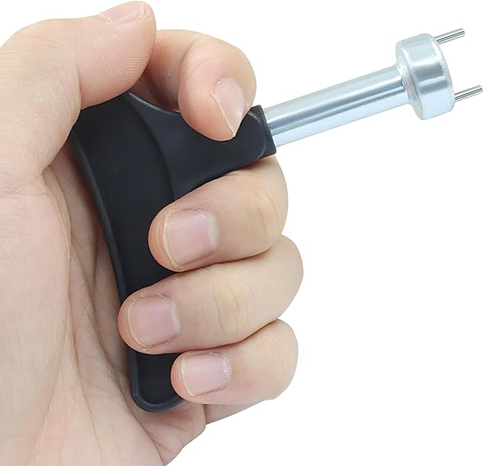 1 Pack Multifunction Golf Shoe Spikes Wrench, Stainless Steel Golf Spike Removal Tool Sturdy Cleat Wrench, Universal Spike Shoes Replacement Tool for Golfers/Professionals
