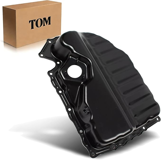 264-713 Lower Engine Oil Pan Sump & Drain Plug Compatible with Audi A3 Q3 TT Volkswagen Beetle CC Golf Passat 2005-2018 Replaces 06J103600J