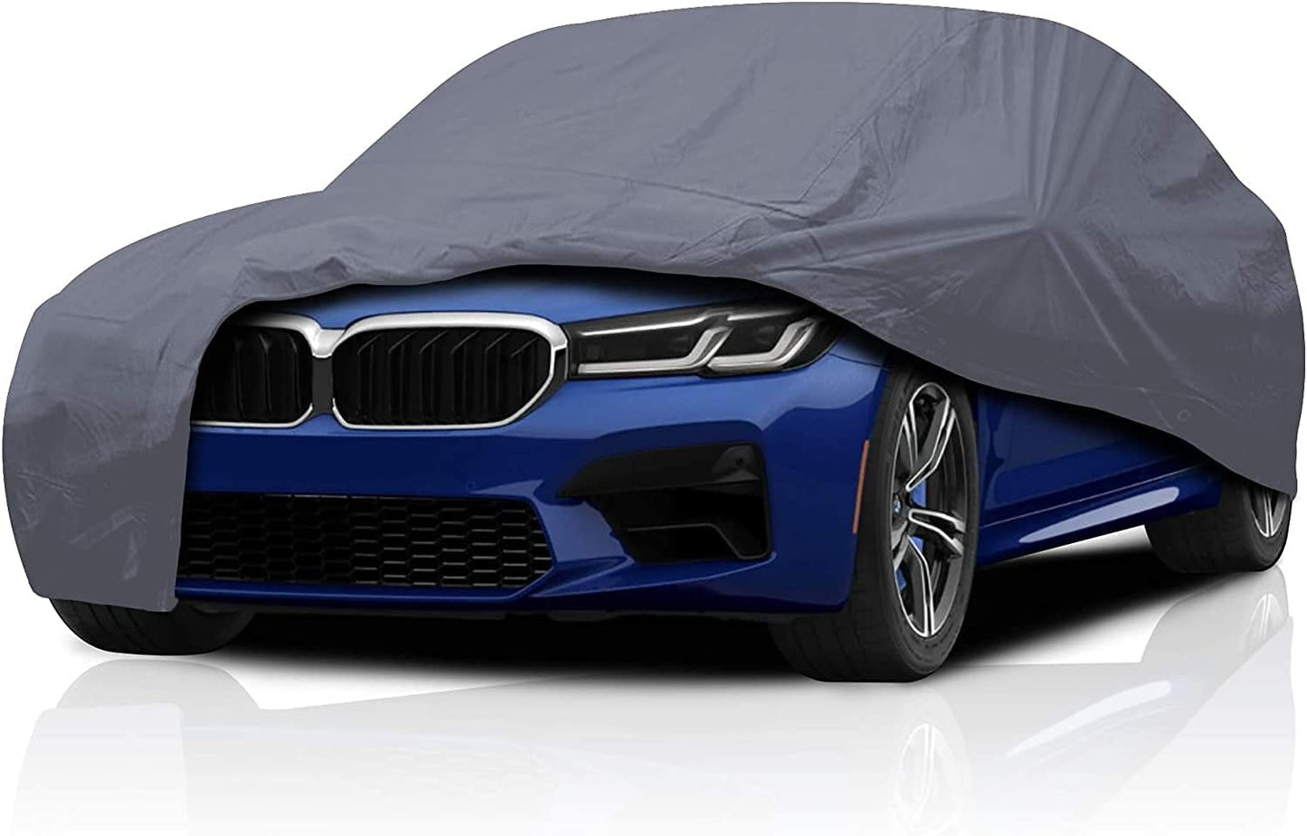 Supreme Full Car Cover – for Pontiac Sunbird 1990-1995 Coupe & Convertible 2-Door Semi Custom Fit Waterproof Full Coverage All Weather Windproof Dust Proof Indoor Outdoor Automobile