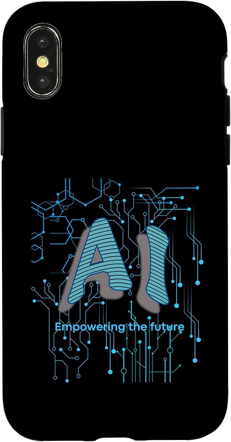 AI Circuit Board Tech Design for programmers & Engineers Case for iPhone X/XS
